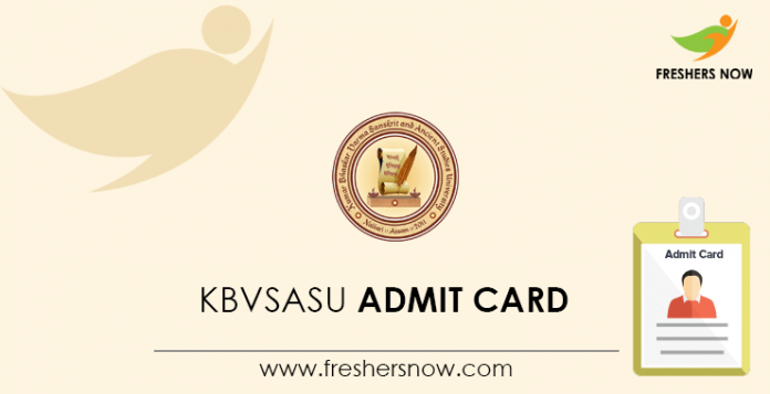 KBVSASU-Admit-Card