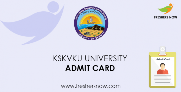 KSKVKU University Admit Card