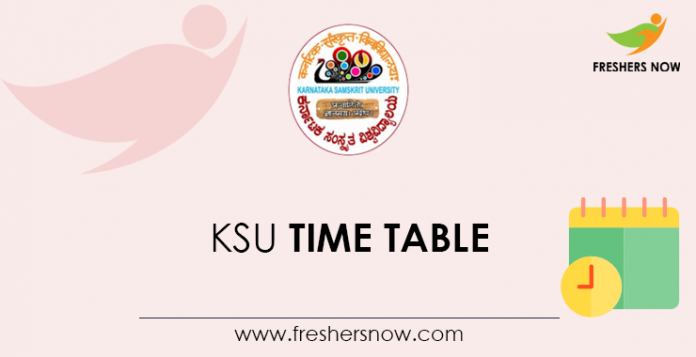 KSU-Time-Table