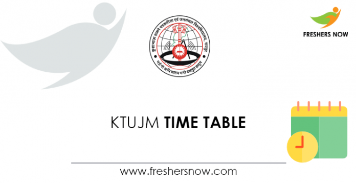 KTUJM-Time-Table