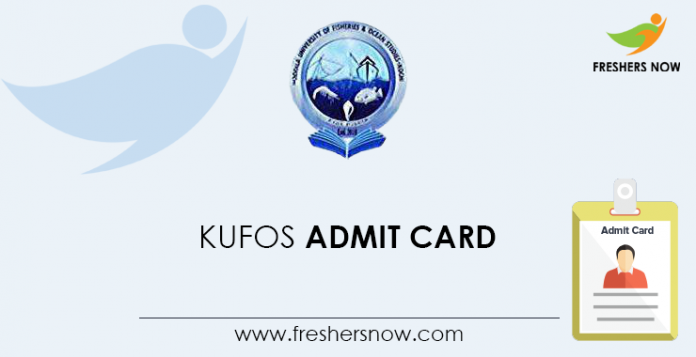 KUFOS Admit Card
