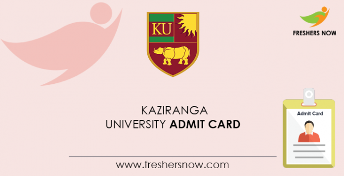 Kaziranga-University-Admit-Card