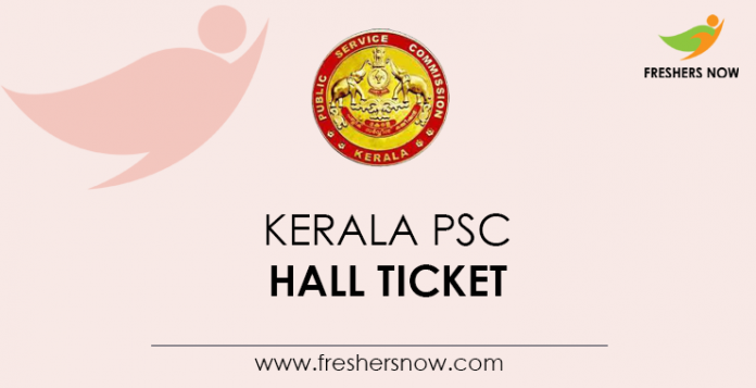 Kerala-PSC-Hall-Ticket