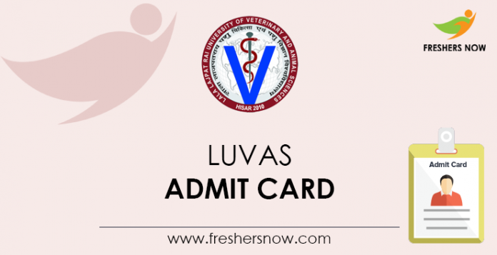 LUVAS-Admit-Card