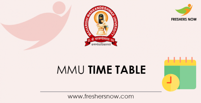MMU-Time-Table