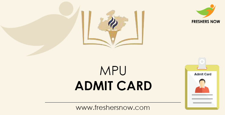 Mpu Admit Card 2022 Download 