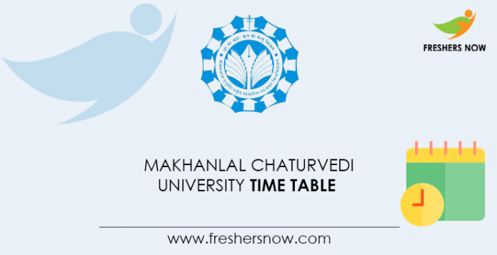Makhanlal-Chaturvedi-University-Time-Table