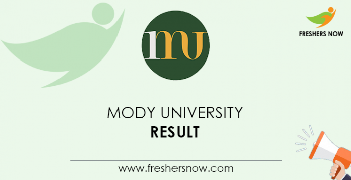 Mody-University-Result