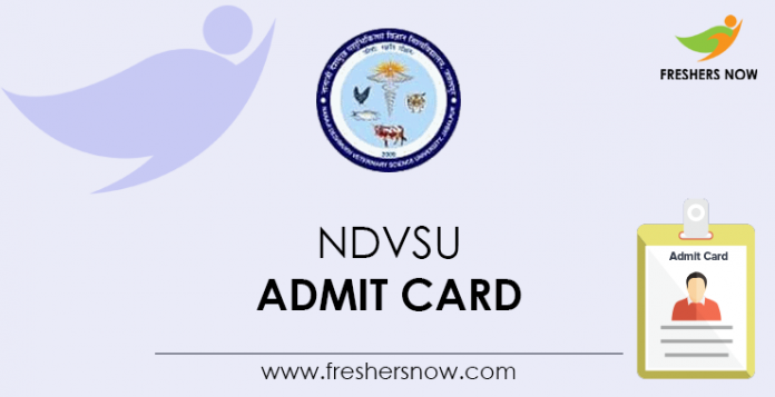 NDVSU-Admit-Card