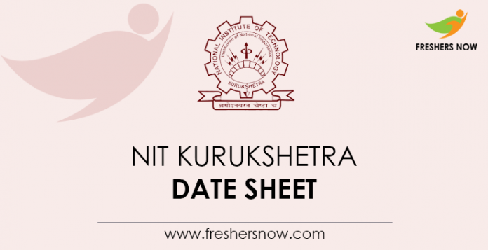 NIT-Kurukshetra-Date-Sheet