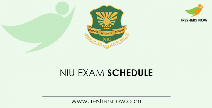 NIU-Exam-Schedule