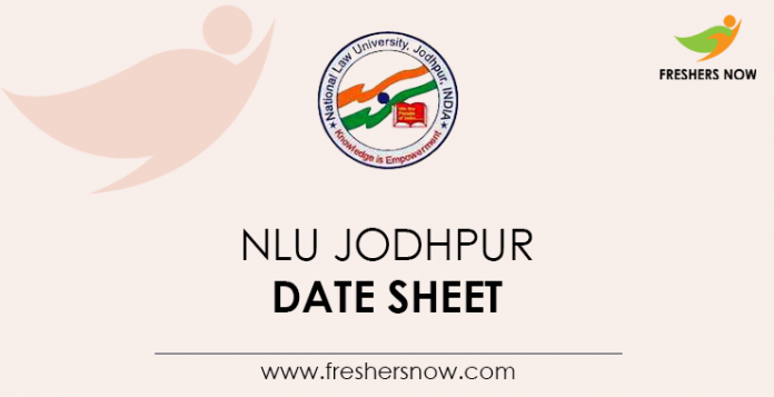 NLU-Jodhpur-Date-Sheet