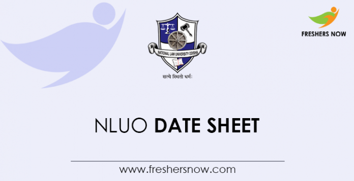 NLUO Date Sheet
