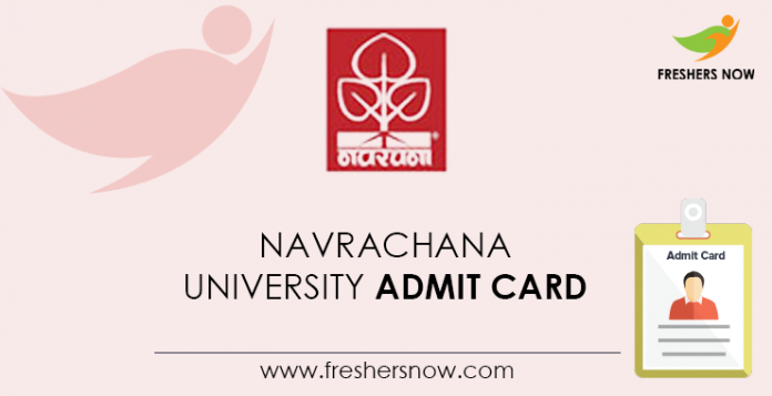 Navrachana University Admit Card