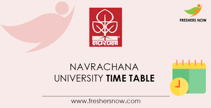 Navrachana-University-Time-Table
