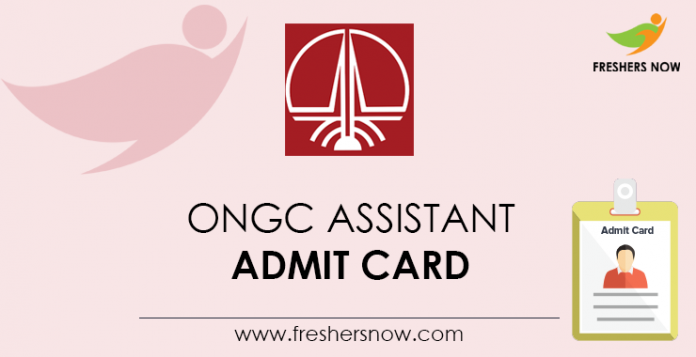 ONGC-Assistant-Admit-Card