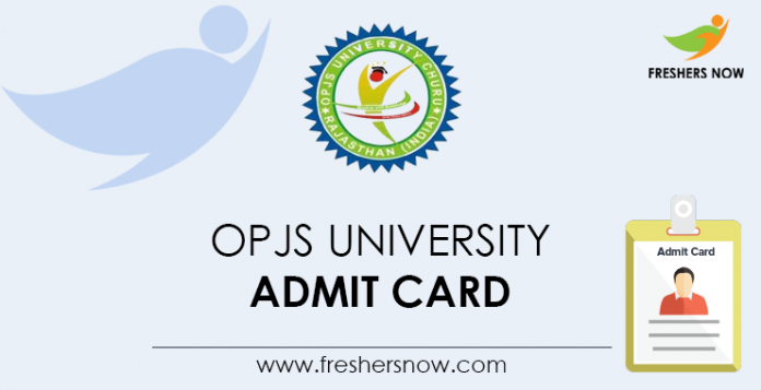 OPJS-University-Admit-Card