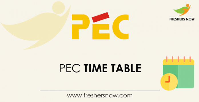 PEC-Time-Table
