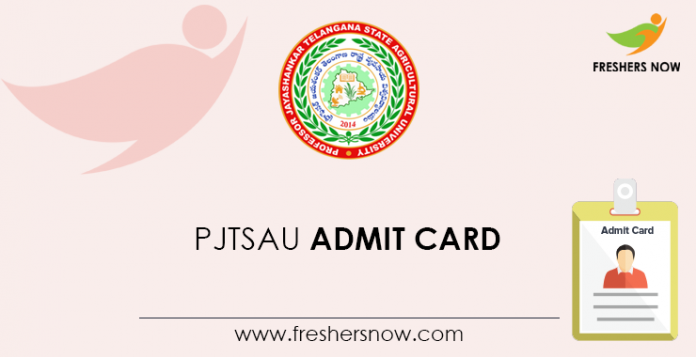 PJTSAU Admit Card