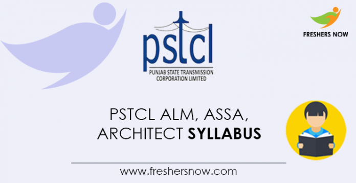 PSTCL ALM, ASSA, Architect Syllabus