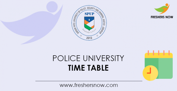 Police-University-Time-Table
