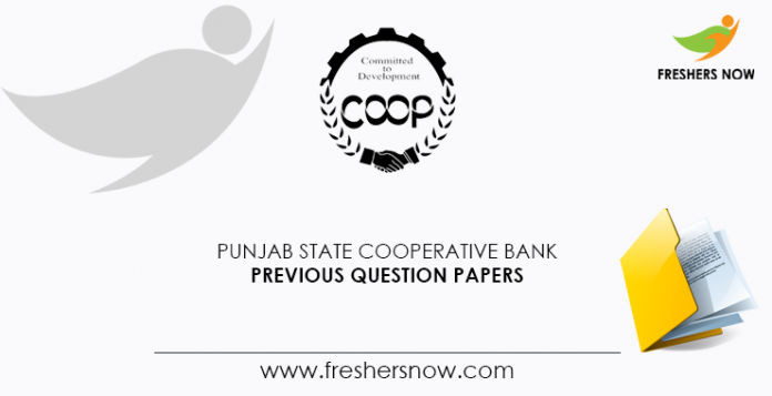 Punjab State Cooperative Bank Previous Question Papers