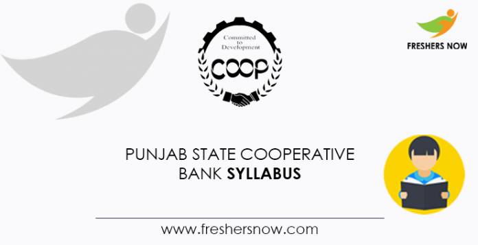 Punjab State Cooperative Bank Syllabus
