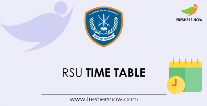 RSU Time Table