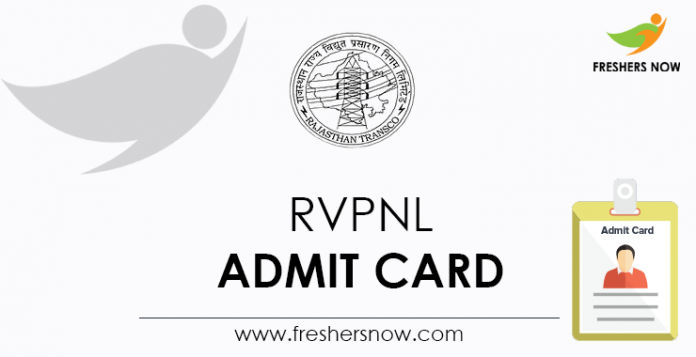 RVPNL-Admit-Card