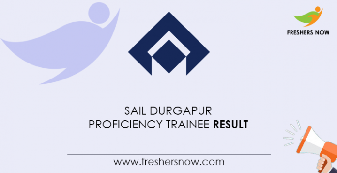 SAIL-Durgapur-Proficiency-Trainee-Result