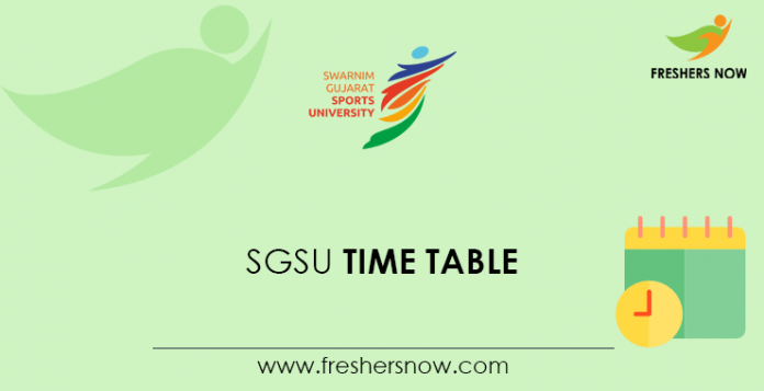 SGSU-Time-Table
