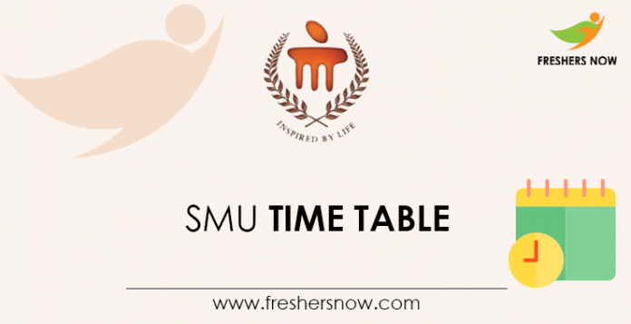 SMU-Time-Table