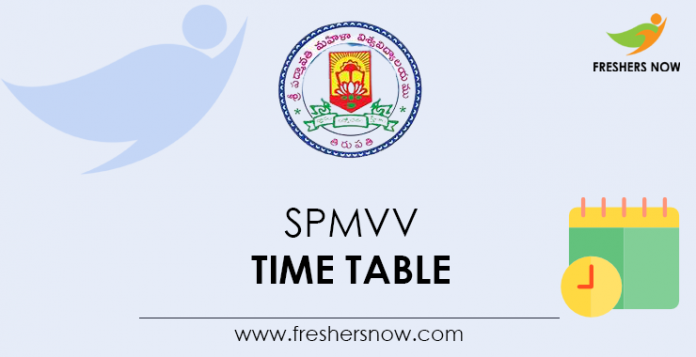 SPMVV-Time-Table