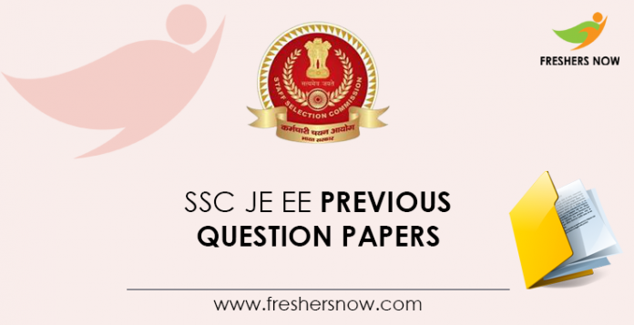 SSC JE EE Previous Question Papers
