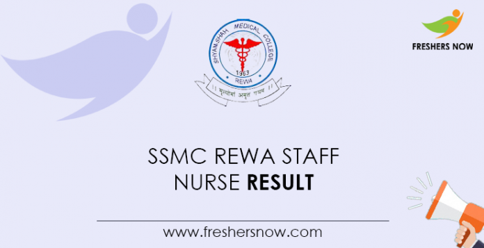 SSMC-Rewa-Staff-Nurse-Result