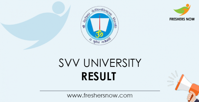 SVV University Result