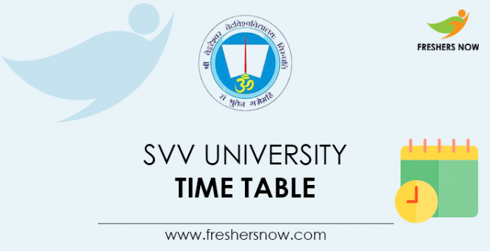 SVV-University-Time-Table