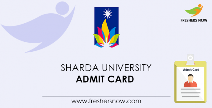 Sharda University Admit Card
