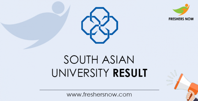 South Asian University Result