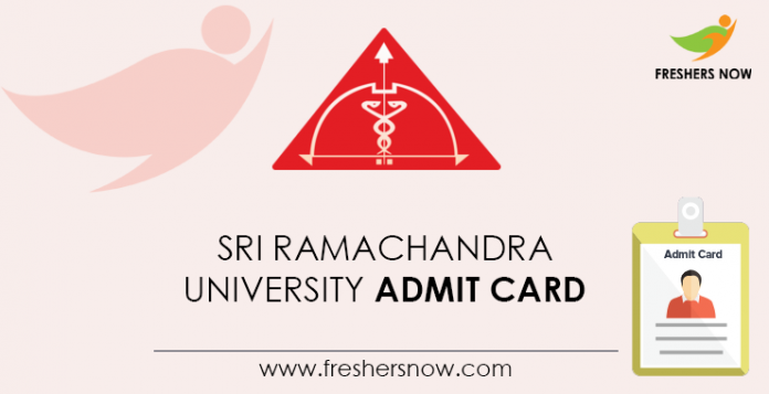 Sri-Ramachandra-University-Admit-Card