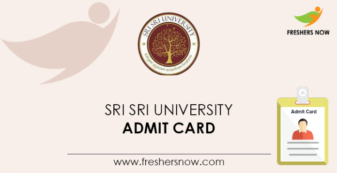 Sri-Sri-University-Admit-Card