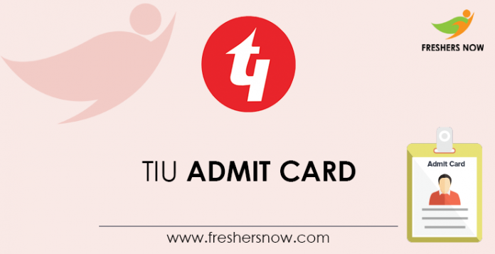 TIU Admit Card