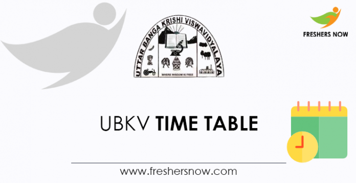 UBKV-Time-Table