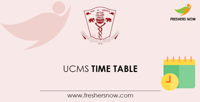 UCMS Time Table
