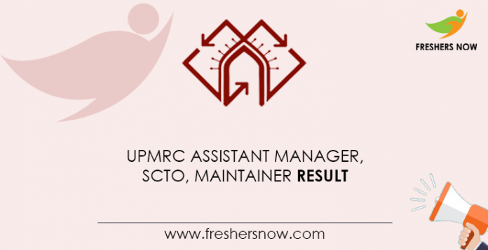 UPMRC-Assistant-Manager,-SCTO,-Maintainer-Result
