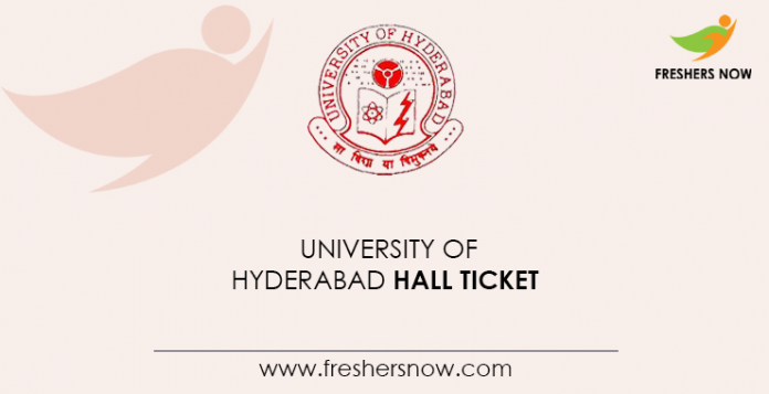 University of Hyderabad Hall Ticket