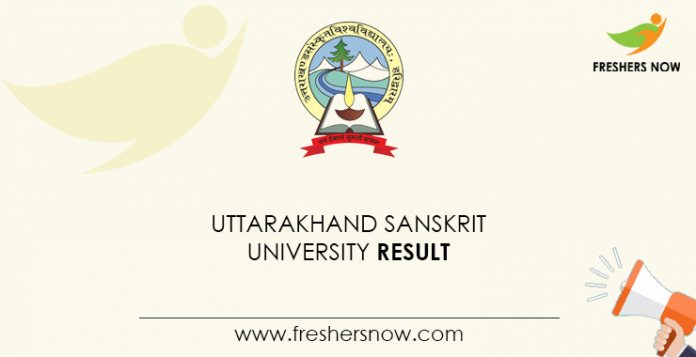 Uttarakhand-Sanskrit-University-Result