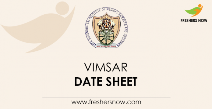 VIMSAR-Date-Sheet