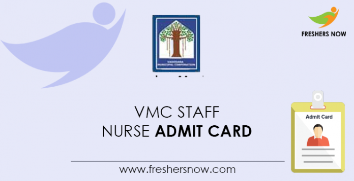 VMC Staff Nurse Admit Card