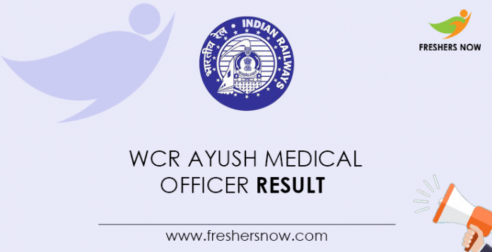 WCR-Ayush-Medical-Officer-Result